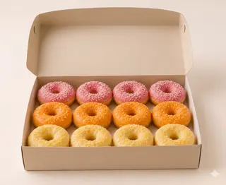 Menú Caja Donillas Frutas