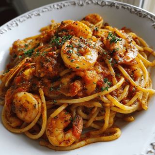 Spaghetti Seafood