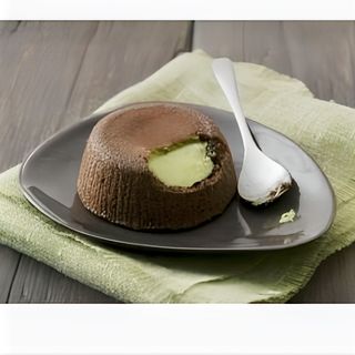 Monoporzione di soufflé al pistacchio