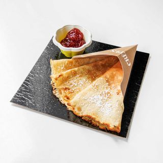 Crêpe con marmellata alla fragola