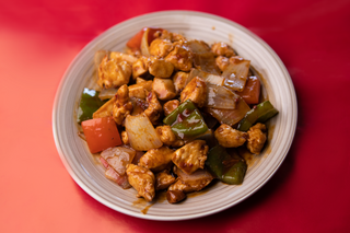 40-Pollo in salsa piccante