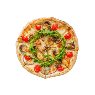 Пицца с сочной кониной