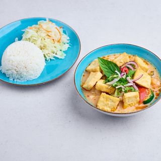 Tofu w sosie thai curry