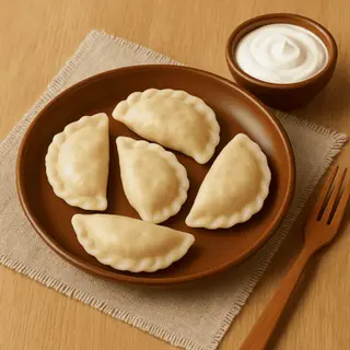 Вареники з картоплею та сметаною (230г)