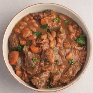 Beef in beans
