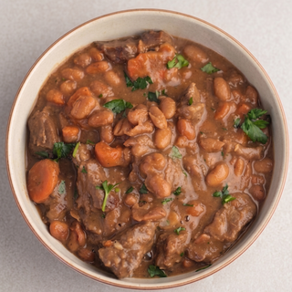 Beef in beans