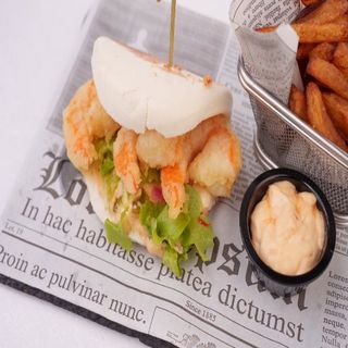 Гуа Бао с хрупкави скариди