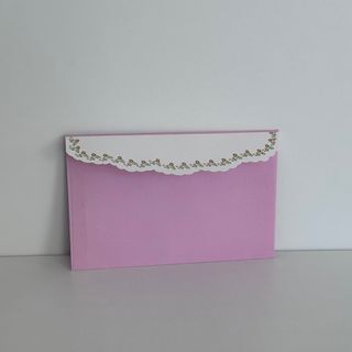 Конверт «Ажурний» рожевий 
