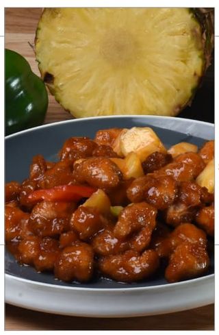 Piletina sa ananasom u slatko-kiselom sosu 400 gr