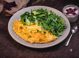 Chef Omelette+Budinca chia