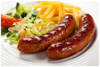 Chips + Sausages