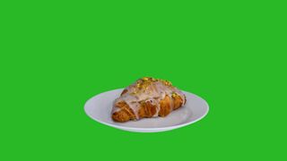 Croissant pistacjowy