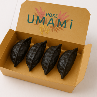 Gyozas de chipirones en su tinta (4uds)