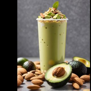 Jus d’avocat et fruit sec 