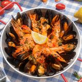 Tigaie cu midii și creveți 650/20/90 g