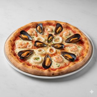 Pizza Mix De Mariscos (31 Cm.)
