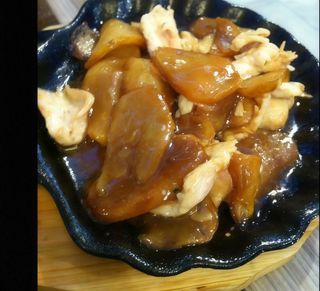 Pollo con patate alla piastra