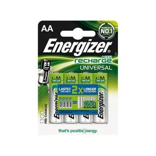 4 Pila Recargable Hr-6 de 1300 Mah