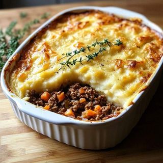 Parmentier (Classic French-style shepherd's pie) with Green Salad