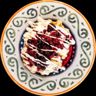 Waffli vanilla krem i šumsko voće 250g