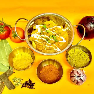 Butter chicken and Rice