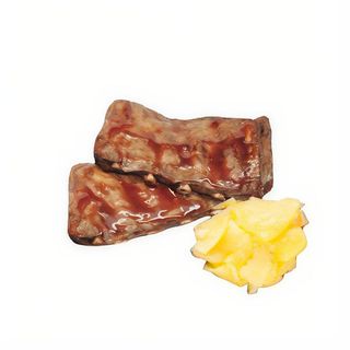 Costillar de Cerdo Barbacoa con Patatas