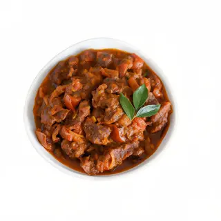 95. Ternera con salsa picante
