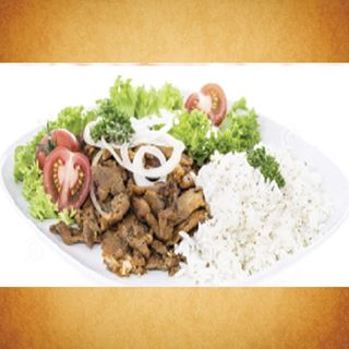 Piatto Kebab Con Riso