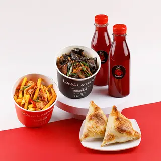 Комбо микс Фри с курицей и Wok лагман (900г)
