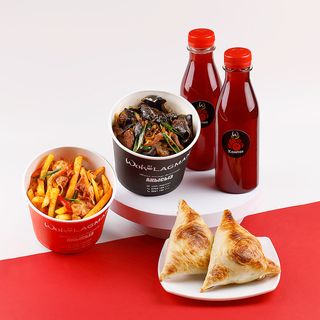 Комбо микс   "Фри с курицей и Wok лагман"