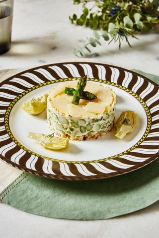 Tartar de Espárragos y Alcachofas