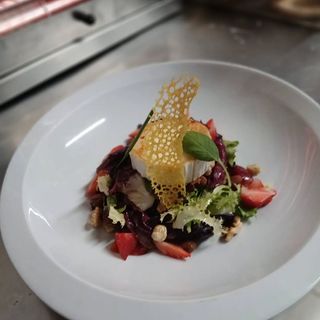 Ensalada de queso de cabra 