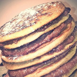 Naleśniki amerykańskie - pancakes z nutellą 4 szt