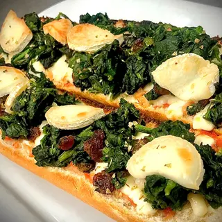 Pizza Baguette Espinacas