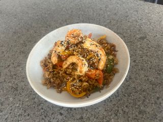 Жаренный рис с криветками (350г)