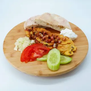 Omlet slaninica sa kačkavaljem
