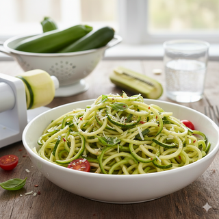 Spaghetti in zucchina