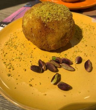 Arancino al pistacchio
