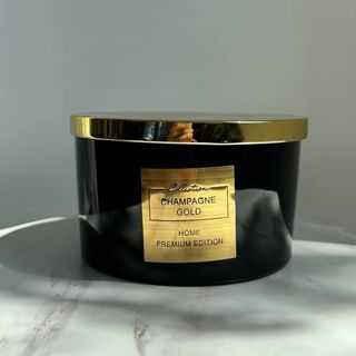 Ароматична свічка Pepco Home Luxury Candle Campfire Marshmallows (чорна)