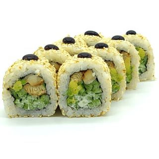Рол Каліфорнія з вугром (210г/8шт)