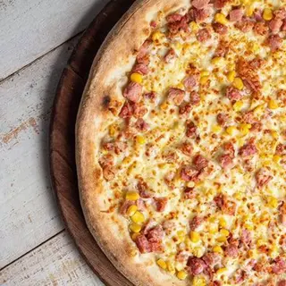 Pizze de milho e bacon regular