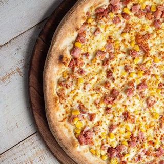 Pizze de milho e bacon regular
