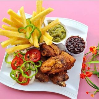 1/2 Poulet Grillé & Accompagnement