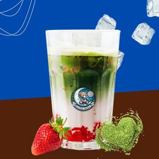 Strawberry Matcha Latte