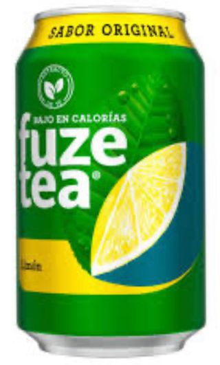 Fuze tea Limón lata 330ml.