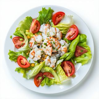 Ensalada de Cangrejo (Lechuga, Cangrejo)