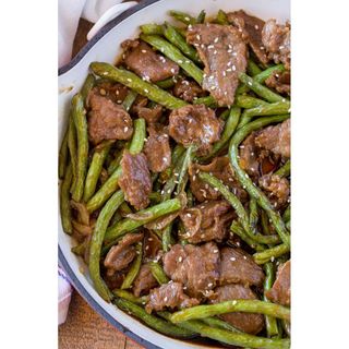 Dry Chilli Shreaded Beef with French Beans
