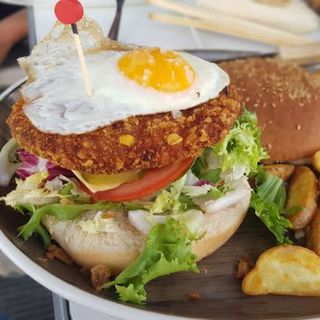 Hamburguesa De Pollo Crujiente