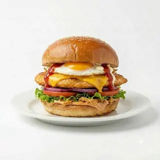 Hamburguesa De Pollo Especial