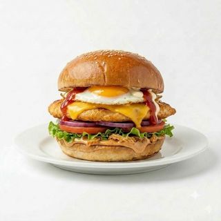 Hamburguesa De Pollo Especial